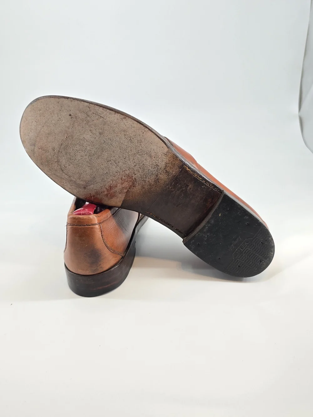 Allen Edmonds Chestnut Brown Enfield 11.5 A Leather Tassel Loafers